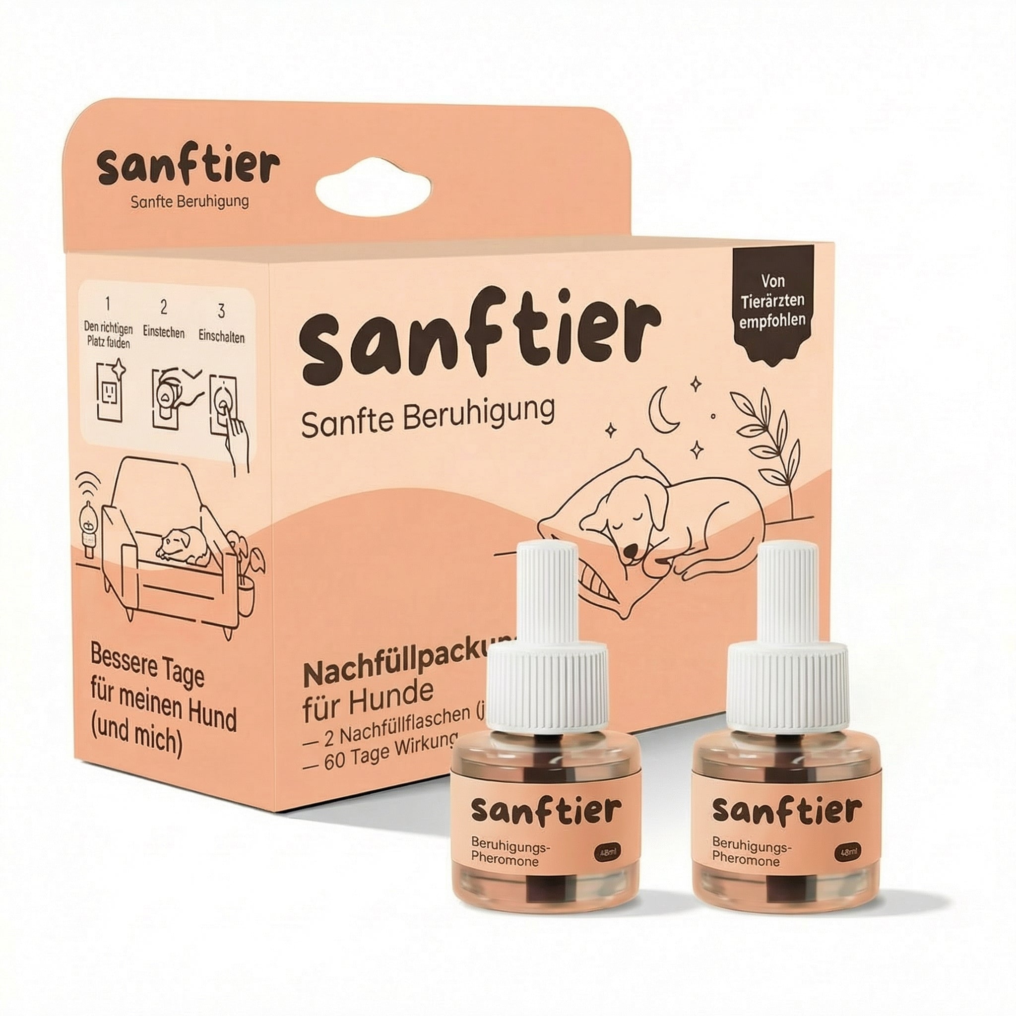 Nachfüllpackung für Hunde (2 Stück)